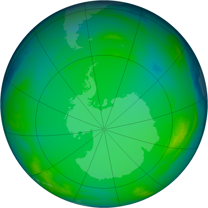 Ozone Map 1980-07-10